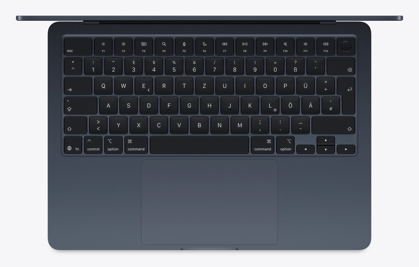 MacBook Air 13" 2022 M2 (CPU 8 / GPU 10) - 16 Go - 1 To - Minuit - État Correct - Clavier QWERTZ Allemand 2