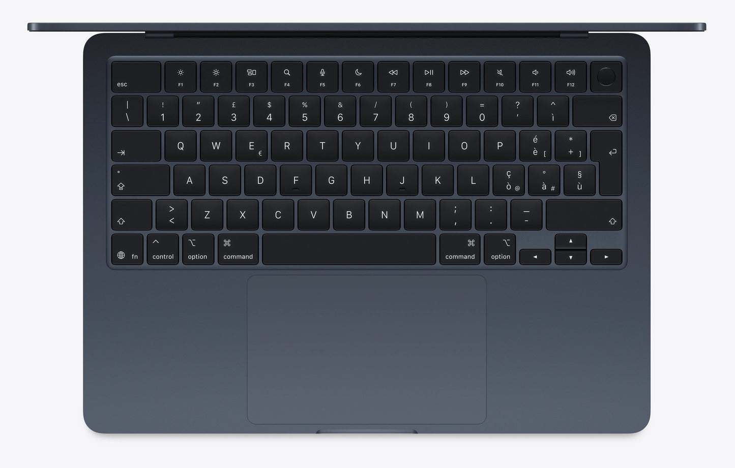 MacBook Air 13" 2022 M2 (CPU 8 / GPU 10) - 16 Go - 1 To - Minuit - État Correct - Clavier QWERTY Italien 2